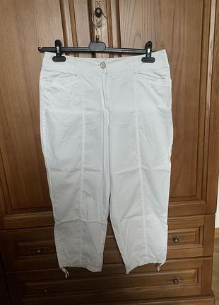 Брюки gerry webber 42 евро размер капри штаны белые