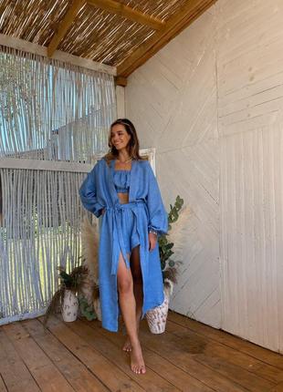 Костюм мокрий шовк