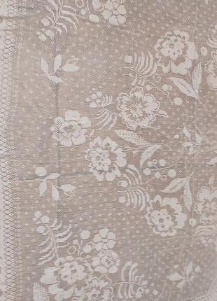 Натуральная тюль старинная 82*143