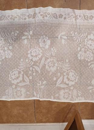 Натуральная тюль старинная 82*143