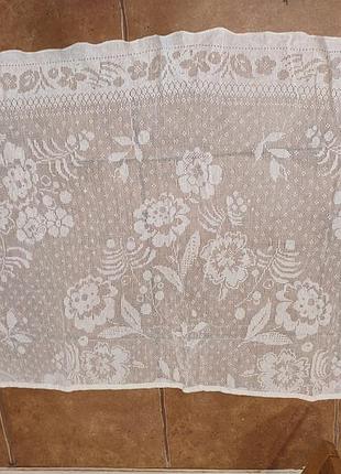 Натуральная тюль старинная 82*143
