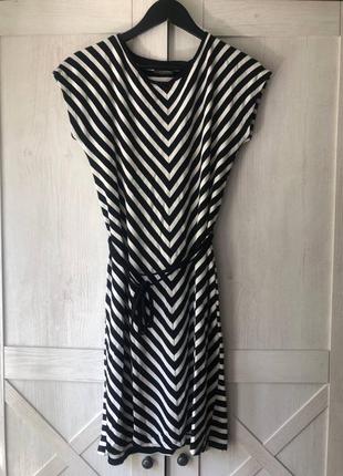 Платье трикотаж в полоску
