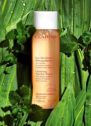 Мицеллярная вода clarins cleansing micellar water, 50мл.