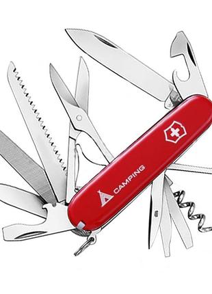 Ніж складаний, мультитул victorinox ranger (91 мм, 21 функція), червоний 1.3763.71