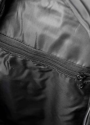 Чоловіча сумка нагрудна слінг flame чорна тканинна через плече бананка однолямковий рюкзак cross bod10 фото