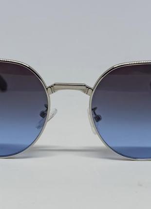 Dita окуляри унісекс сонцезахисні синє фіолетовий градієнт в сріблястому металевій2 фото