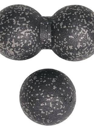 Набор массажных мячей ø 12 см crivit двойной мяч и массажный мяч для йоги, пилатеса, фитнеса