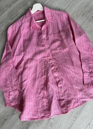 Сорочка рубашка блуза льон  zarabarbie  лляна льнянаzara m&amp;s6 фото