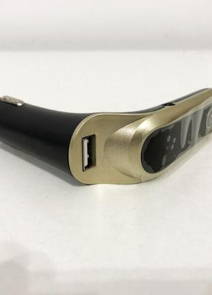 Fm модулятор car g6 bluetooth usb aux microsd трансмиттер