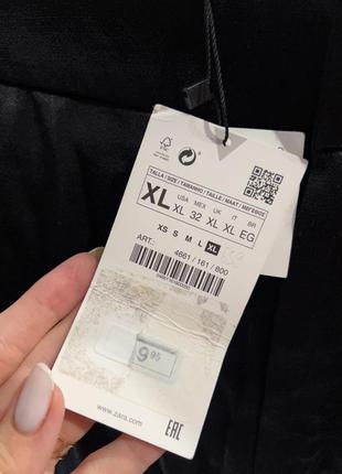 Шорти з атласної тканини від бренду zara оригінал3 фото