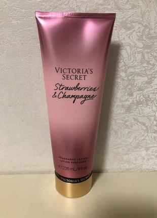 Парфумований лосьйон для тіла victorias secret strawberries & champagne3 фото