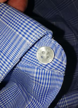 Рубашка calvin klein размер: m голубого цвета оригин!7 фото