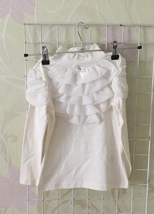 Трикотажная блуза для девочки на рост 116