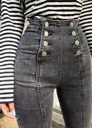 Стильные женские джинсы джеггинсы2 фото