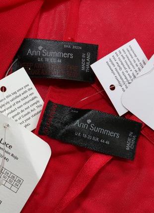 Новый соблазнительный красный комплект белья от ann summers9 фото