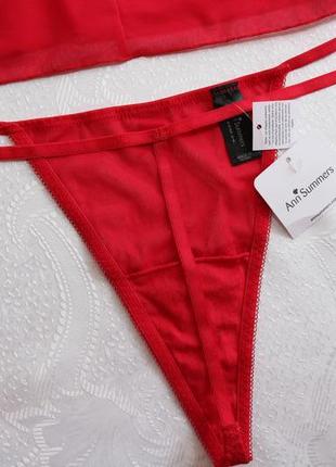 Новый соблазнительный красный комплект белья от ann summers8 фото