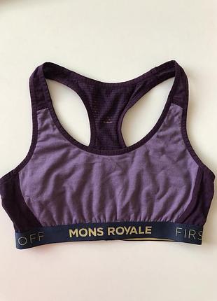 Спортивний топ спортивний бюстгальтер mons royale із мериноса