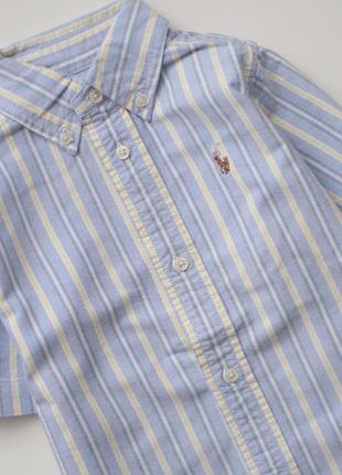 Стильная полосатая рубашка тенниска ralph lauren 2 года