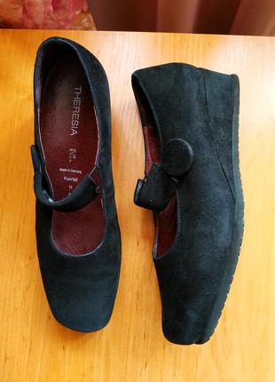 Туфли кожаные (замша) р.38 (неместя)