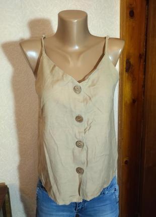 Женская льняную блузка, размер 42