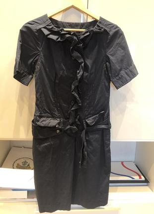 Темно синее платье