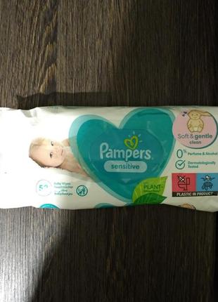 Влажные детские салфетки pampers3 фото