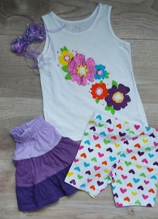 Яскравий літній комплект children's place, h&m