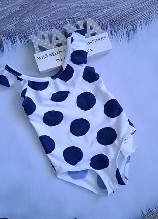 Суцільний купальник на 6-9 міс