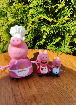 Свинка пеппа peppa pig джордж мама повар