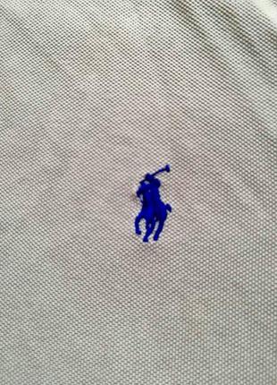 Футболка поло ральф лорен polo ralph lauren сірого кольору оригін!3 фото