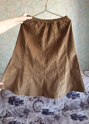 Юбка вельветовая