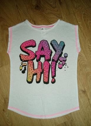 Футболочка для девочки c&a 134-140 р-ра.