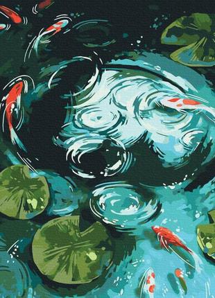 Картина по номерам 40х50 на деревянном подрамнике "дзэн © hanna rolinska" bs53579