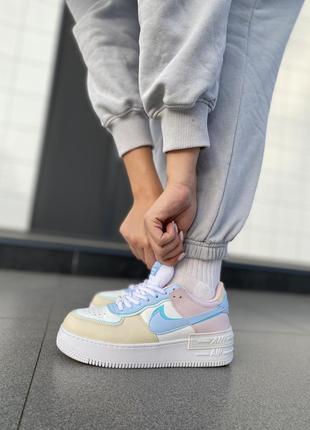 Жіночі кросівки nike air force 1 shadow pastel  / smb4 фото