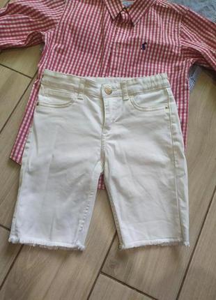 Джинсовые шорты, белые шорты, шортики, шорты для девочки