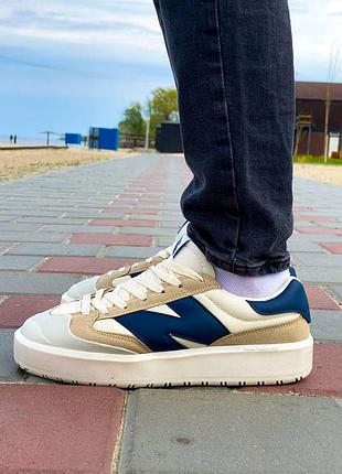 Кроссовки мужские new balance ct302 beige blue4 фото