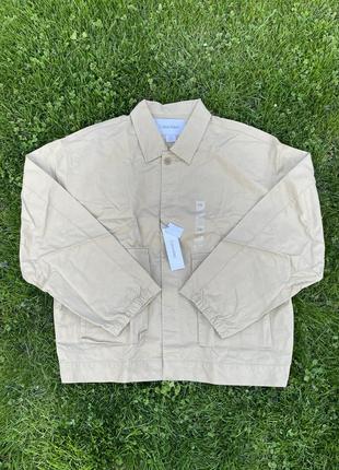 Новая calvin klein куртка ( ck khakis twill double pocket jacket ) c америки м,l5 фото