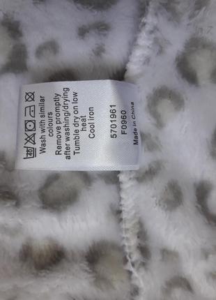 Круті пухнасті плюшеві штани для дому в леопардовий принт батал studio retail3 фото