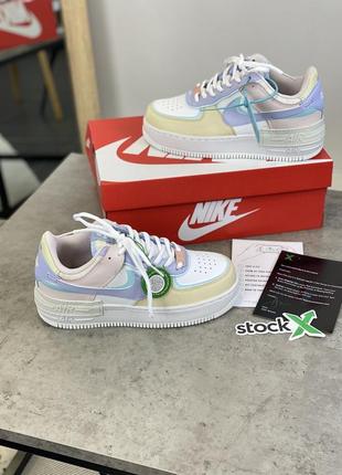 Женские кроссовки nike air force 1 shadow pastel / smb6 фото