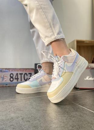 Жіночі кросівки  nike air force 1 shadow pastel / smb9 фото