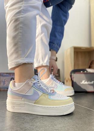 Жіночі кросівки  nike air force 1 shadow pastel / smb1 фото