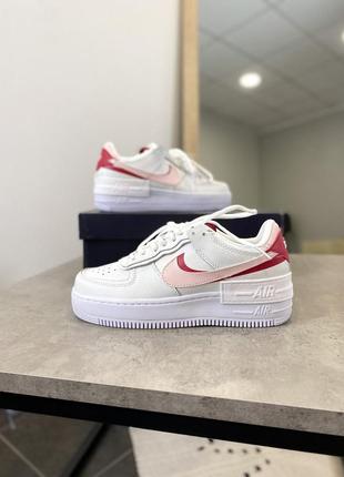 Женские кроссовки nike air force 1 shadow phantom / smb