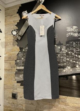 Сукня плаття офісна кежуал чорно-біла anna field