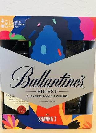 Виски ballantine's finest 0.7 л 40% + 2 бокала в подарочной коробке по выгодной цене4 фото