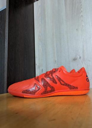 Adidas x15.3 - кожаные футзалки, сороконожки1 фото