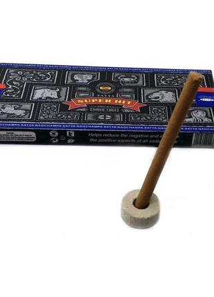 Super hit dhoop sticks (супер хит)(satya)(20 гр) бесосновное благоухание