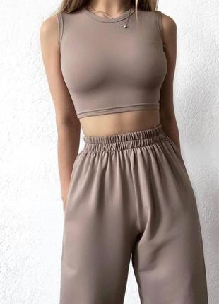 Костюм : топ + джоггери