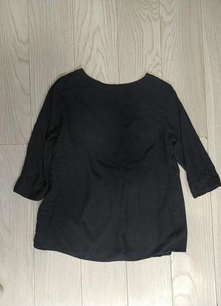 Блуза, кофта черного цвета с вышивкой3 фото