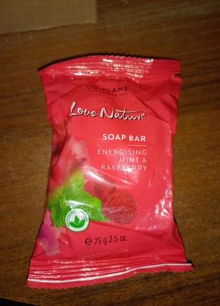 Мыло с малиной и мятой