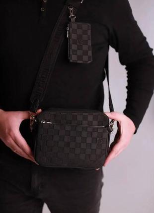 Шкіряна сумка бананка 6